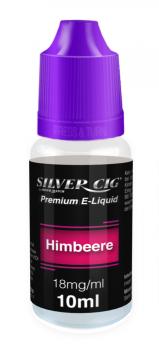 E-Liquid Silver-Cig Himbeer 16mg Nikotin 10ml im 5er Dsp.(DPT2 Konform EU Herste